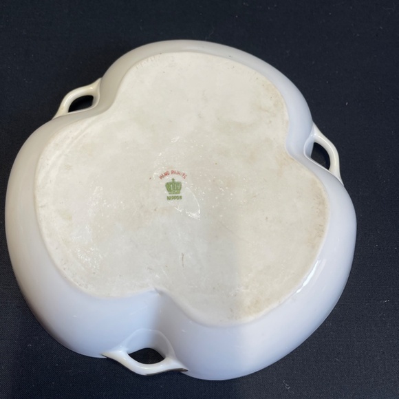 Vintage Nippon 3 Handled Candy Dish - Picture 2 of 3